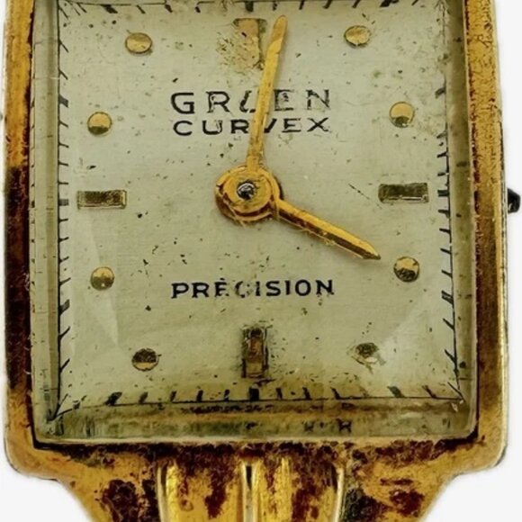 Vintage Accessories - Vintage Gruen Claw Style Lugs Ladies Mechanical Wristwatch 350 10k Gold Filled